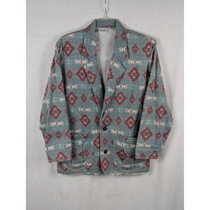 Vintage Chico's Design Southwestern Aztec Jacket Women's Size 0